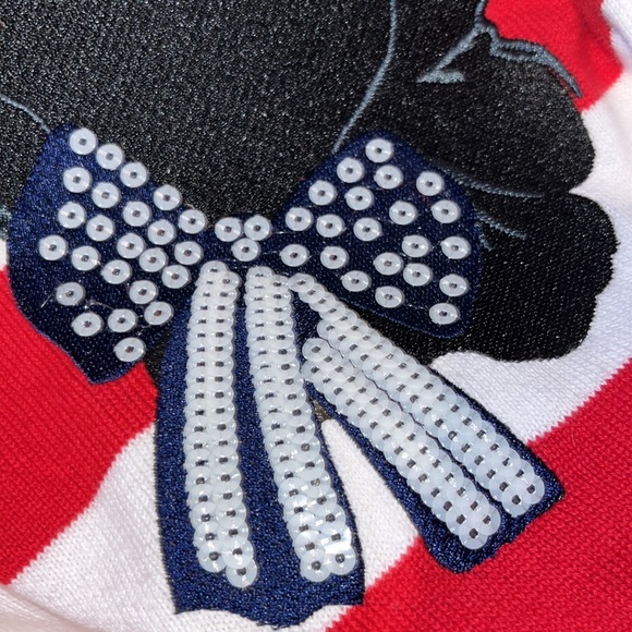 🐇 Bua//bua AH Striped Red & White Dog sweater top - Picture 7 of 7